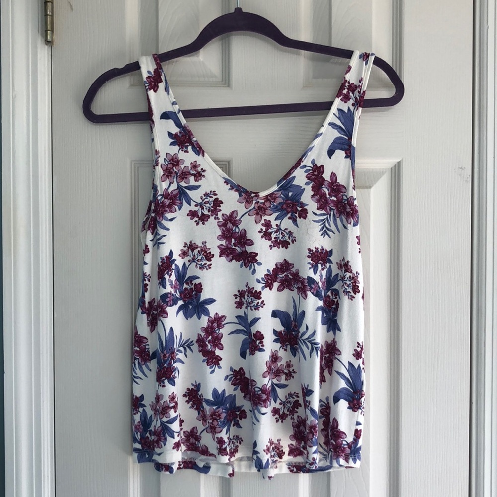 Floral tank top